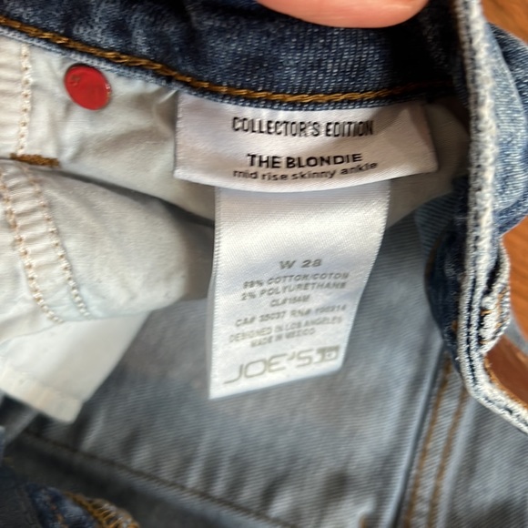 Joe’s Jeans Women’s Collector’s Edition “The Blondie” Skinny Jeans - Picture 4 of 6